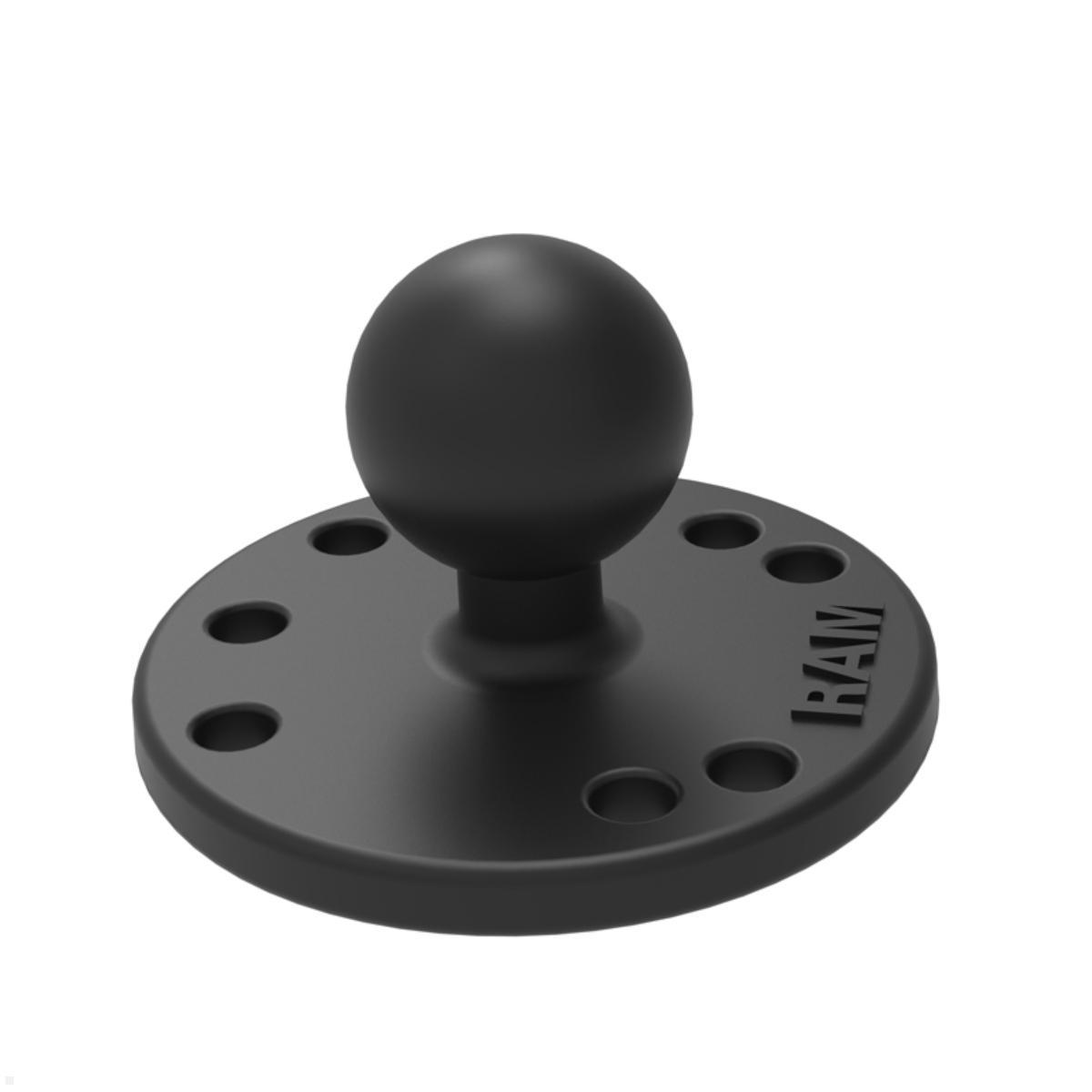 RAM Mounts Basisplatte rund mit B-Kugel 1 Zoll (RAM-B-202U)