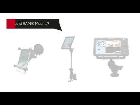 RAM Mounts Drehverschluss Saugnapf Halterung mit B-Kugel (RAM-B-224-1U)