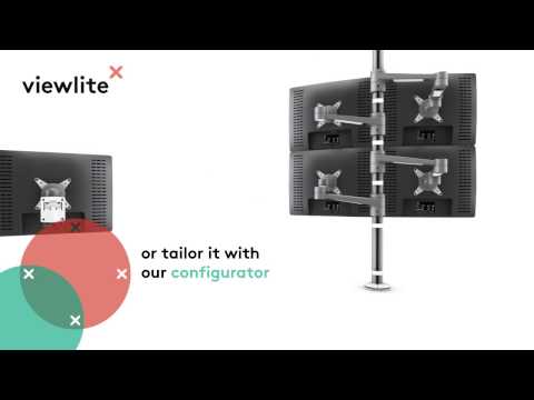 Dataflex Viewlite schwenkbare Monitor Wandhalterung (58.222)