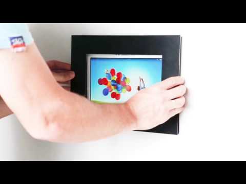TabLines TWE002S Tablet Wandeinbau für Samsung Tab 4 10.1, silber